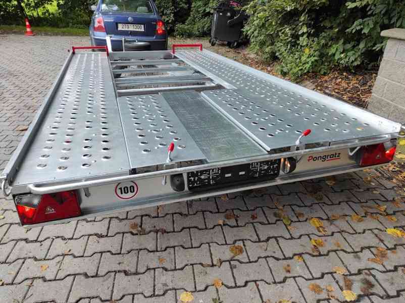Sklopný autopřepravník Pongratz L-AT 400 T-K 3000KG+Rezerva - foto 5