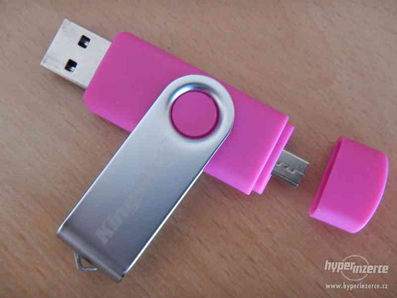 USB-OTG flash 2v1 32GB s micro konektorem NOVÝ - foto 3