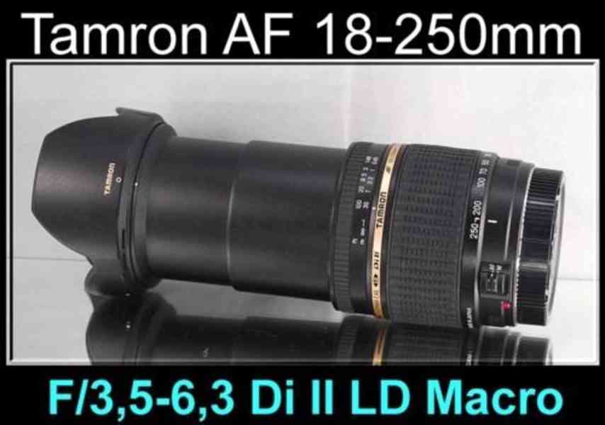 pro Canon - Tamron AF 18-250mm F/3,5-6,3 DiII - foto 1