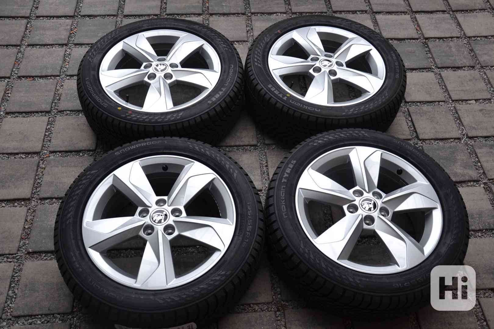 Š.Fabia IV/VW Polo. S.Ibiza -NOVÁ zimní ALU sada 195/55R16 - foto 1