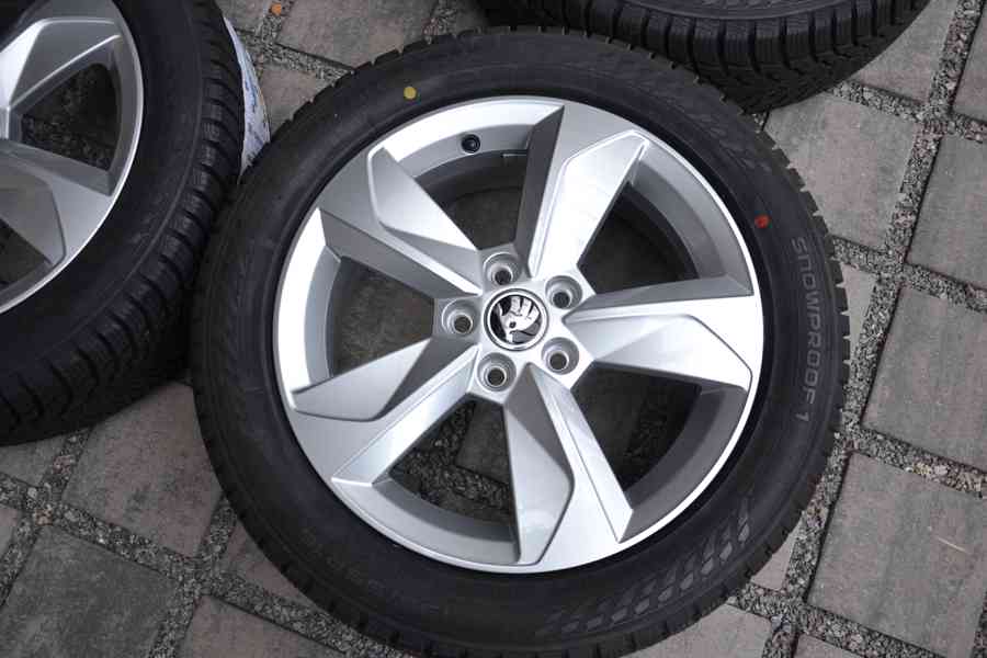 Š.Fabia IV/VW Polo. S.Ibiza -NOVÁ zimní ALU sada 195/55R16 - foto 15