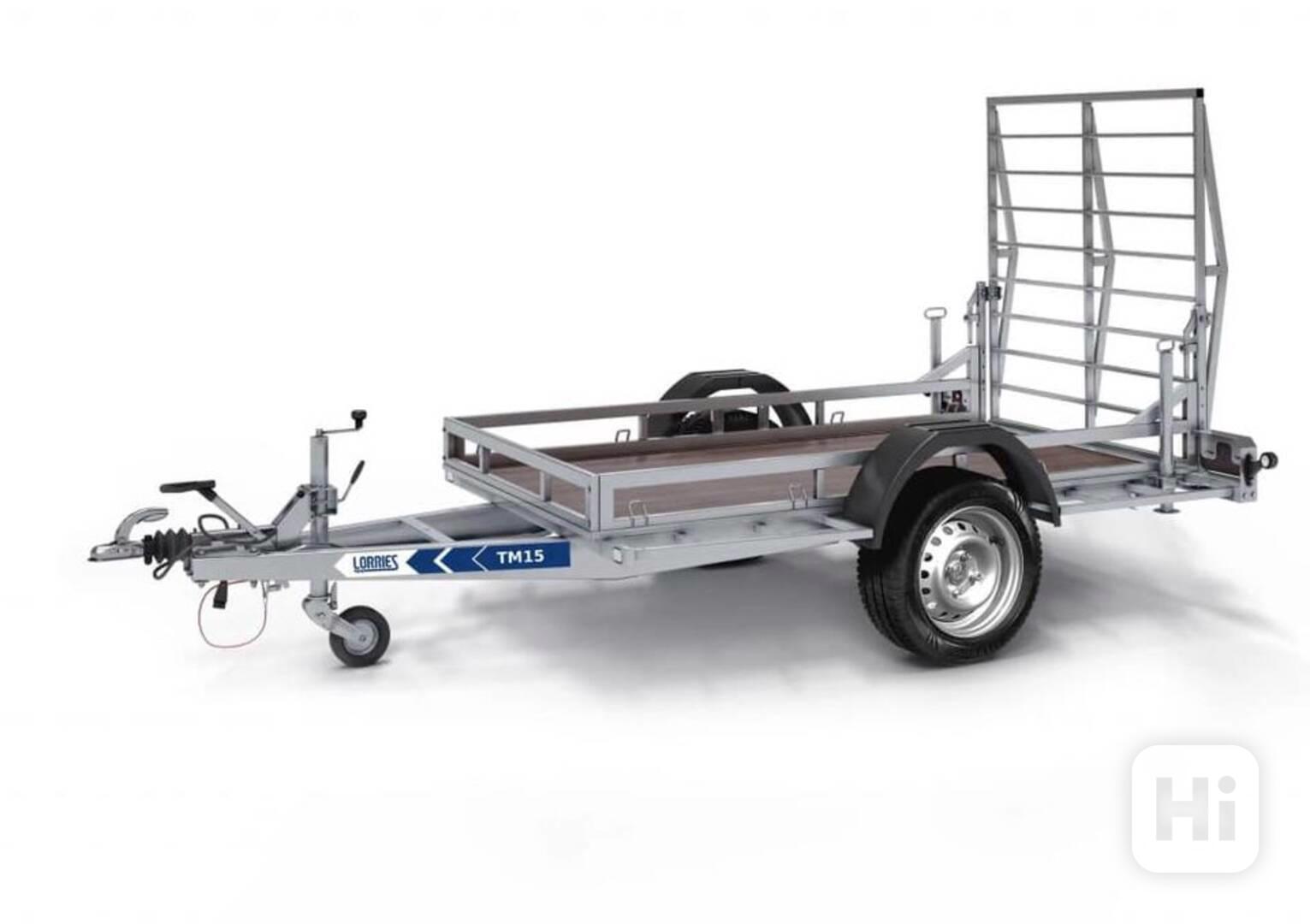 Přívěs Lorries TM15-2514 1500kg na přepravu minibagrů - foto 1