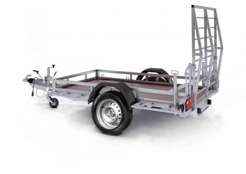 Přívěs Lorries TM15-2514 1500kg na přepravu minibagrů - foto 2