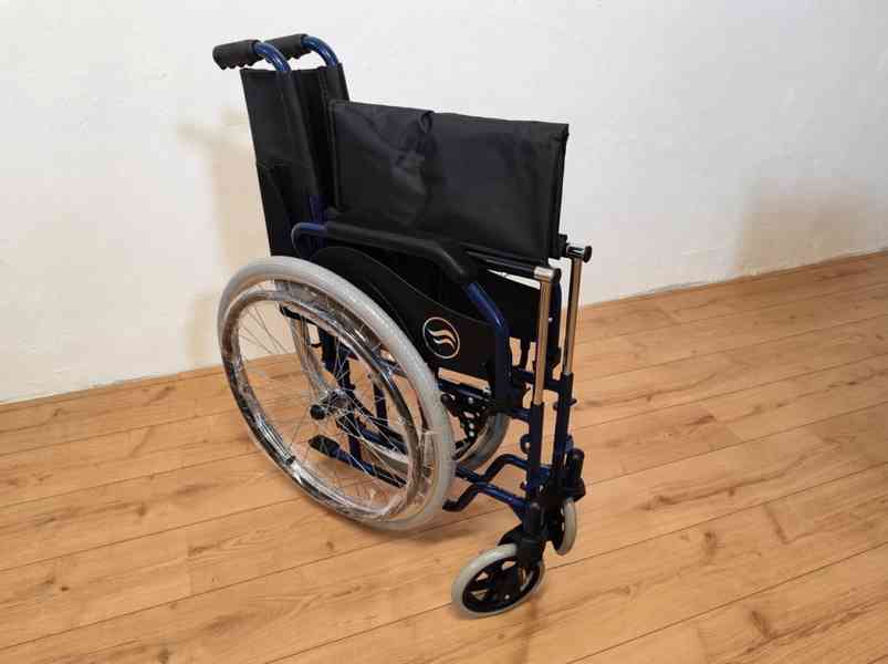 Mechanický invalidní vozík - nový  - foto 2