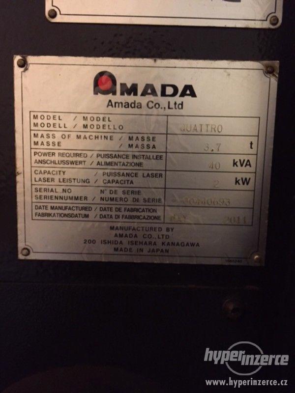 Laserový řezací stroj AMADA Quattro - foto 2