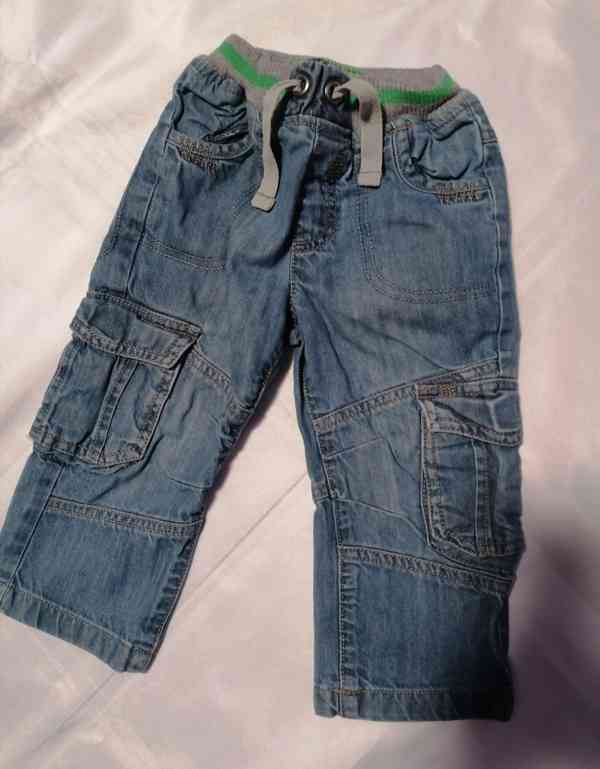Dětské džíny s mnoha kapsami, TU, vel. 80-86 - foto 1