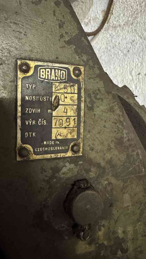 Retezovy kladkostroj Brano K50 - foto 5