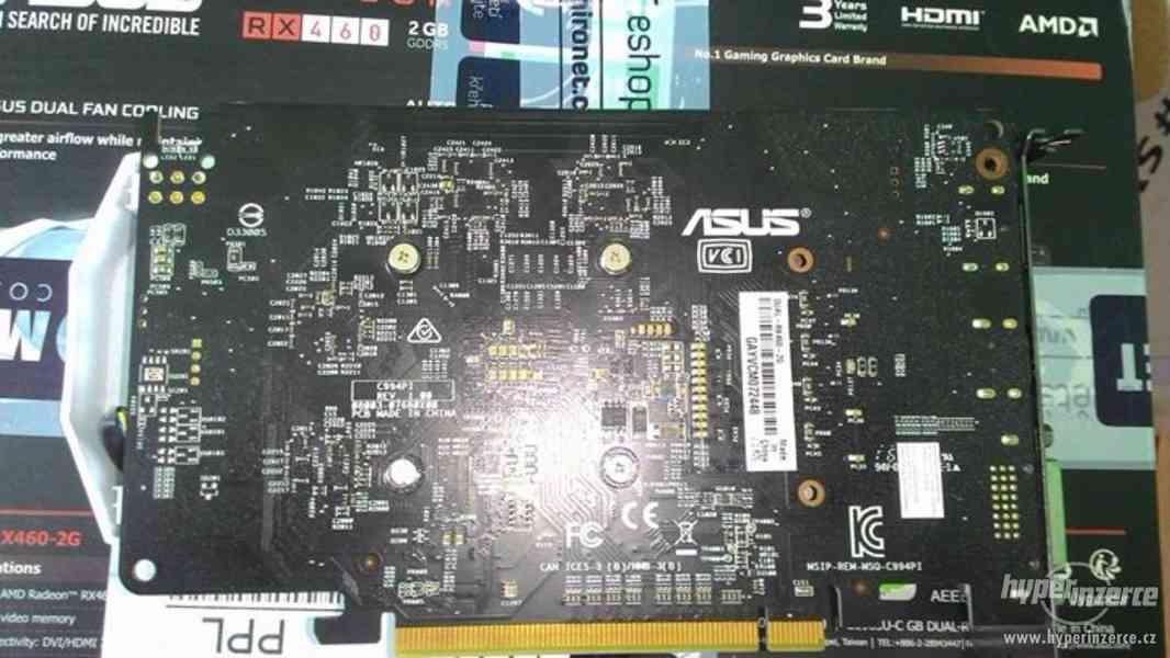 Herní Grafická Karta Asus DUAL RX 460 2GB - foto 3