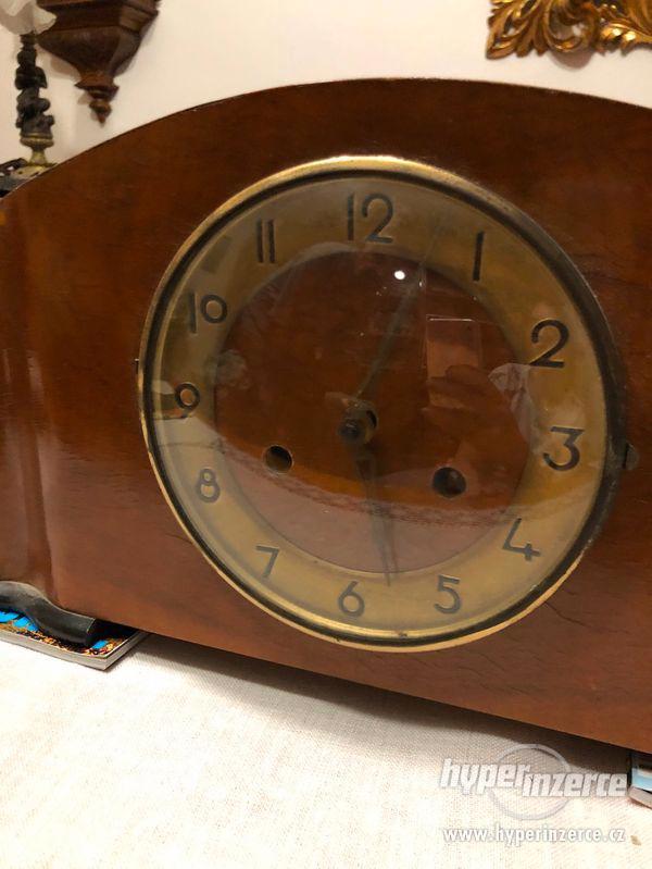 Staré stolní hodiny - foto 4