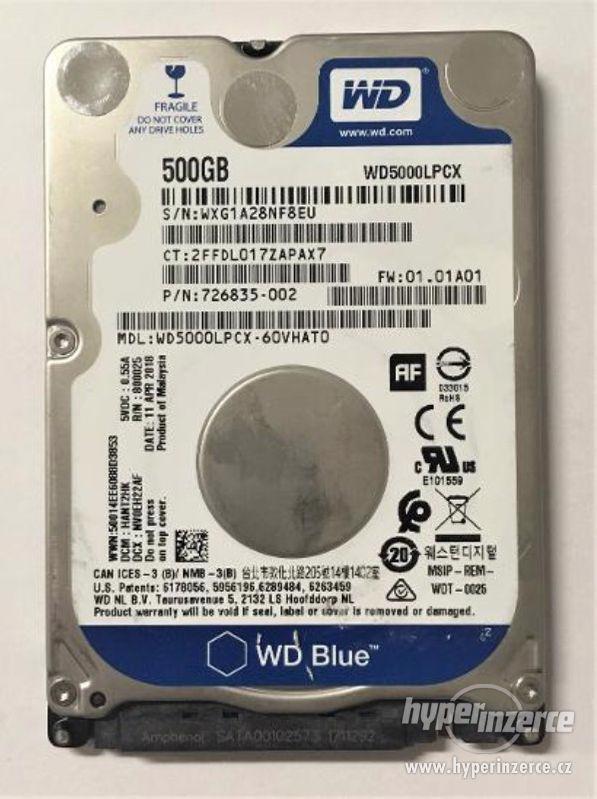 HDD do NB WD Blue WD5000LPCX 500GB 5400ot 2,5" SATA III