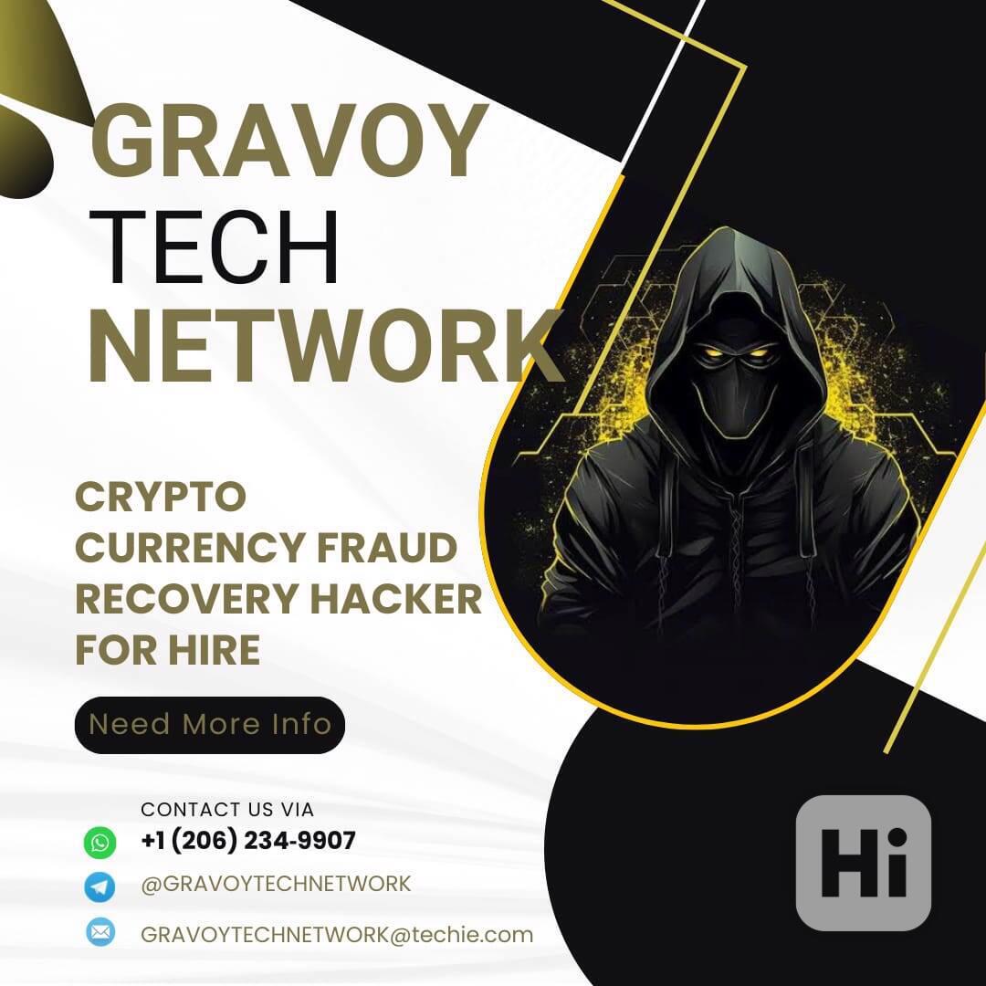 CRYPTOCURRENCY FRAUD RECOVERY HACKER FOR HIRE / GRAVOY TECH  - foto 1