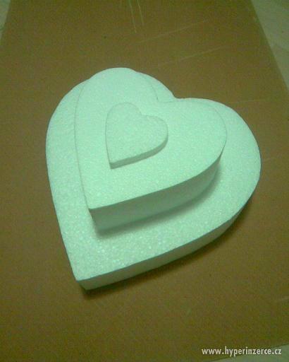 Dorty polystyren - kulaté, oválné, srdce, šestihran atd. - foto 4