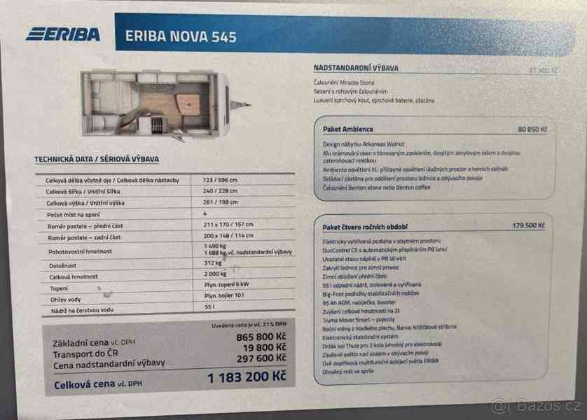 Ostatní Eriba Nova 545 - foto 5