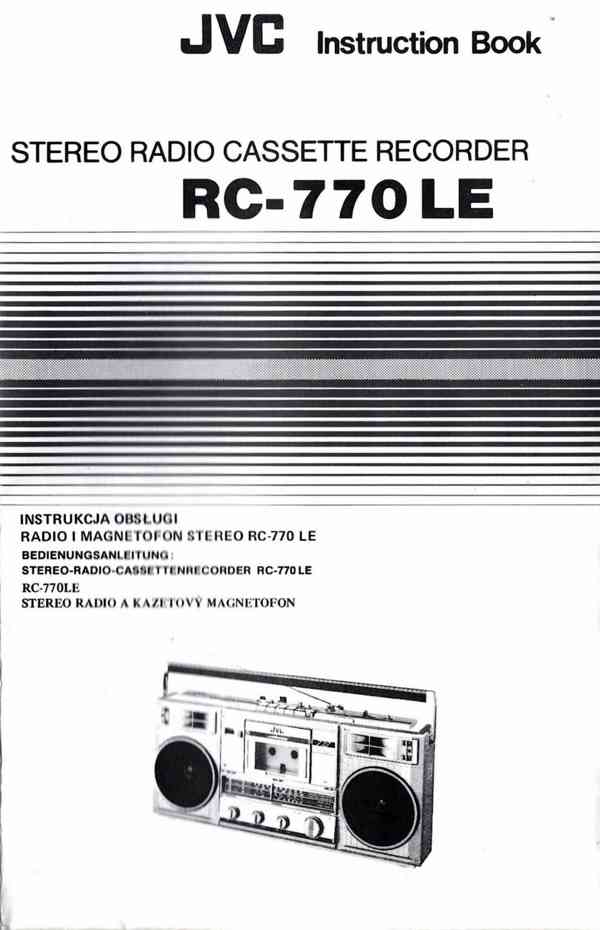 Rádiomagnetofon JVC RC-770 LE - foto 11