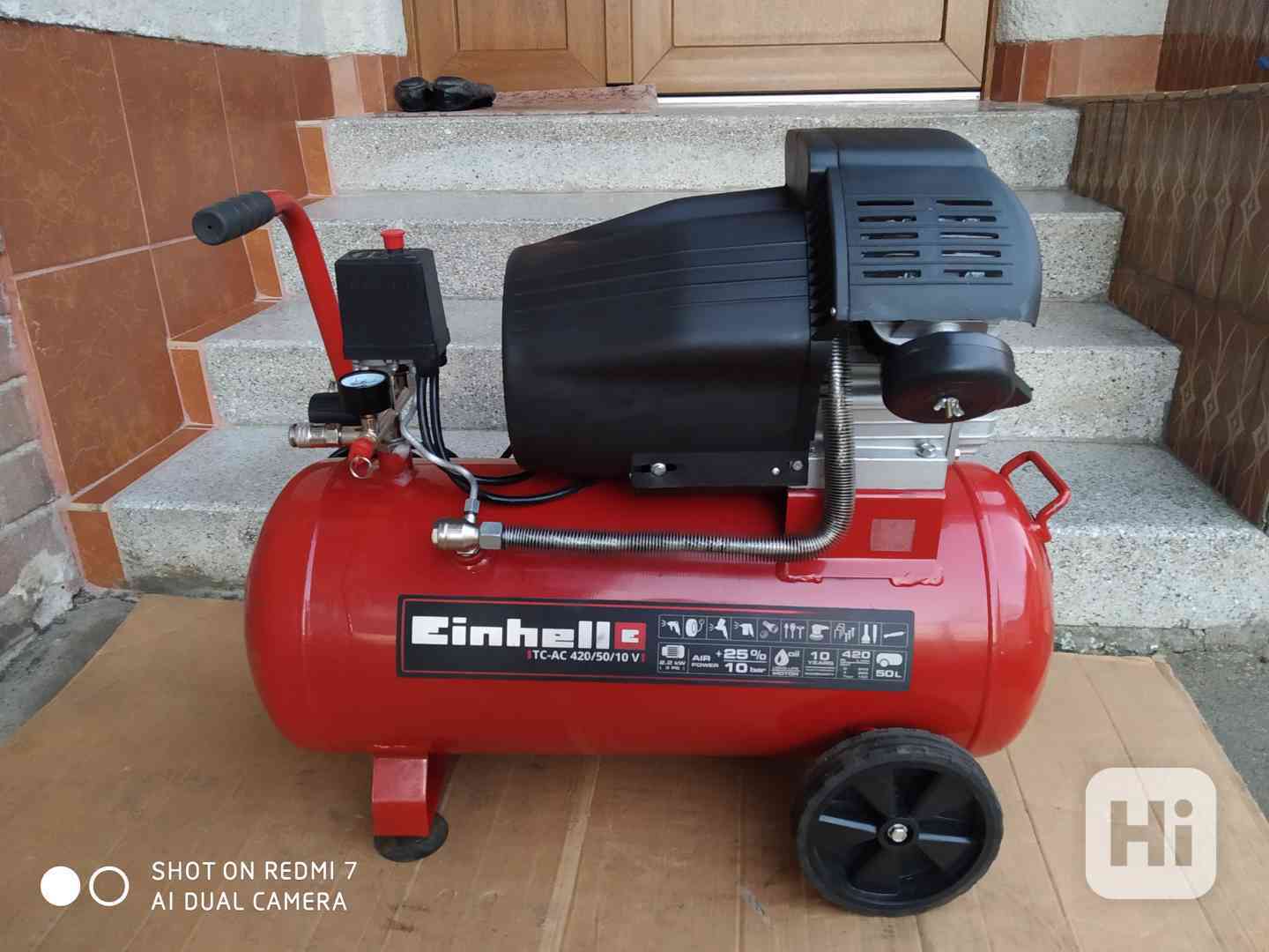 Prodám 2-pístový kompresor Einhell Classic TC-AC 420/50/10 V - foto 1