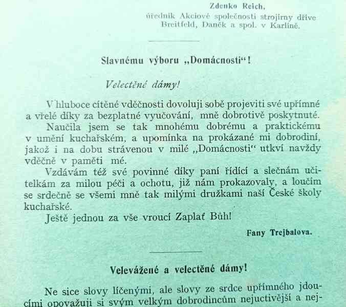 Starožitná Kuchařská kniha, spolek Domácnost, rok 1910 - foto 5