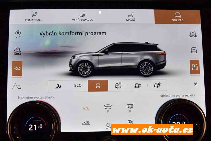 Land Rover Range Rover Velar 3.0L R-DYNAMIC 294 kW ZÁRUKA RV - foto 20
