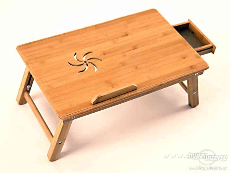 Bambusový stolek pod notebook - foto 2