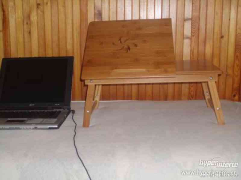Bambusový stolek pod notebook - foto 6