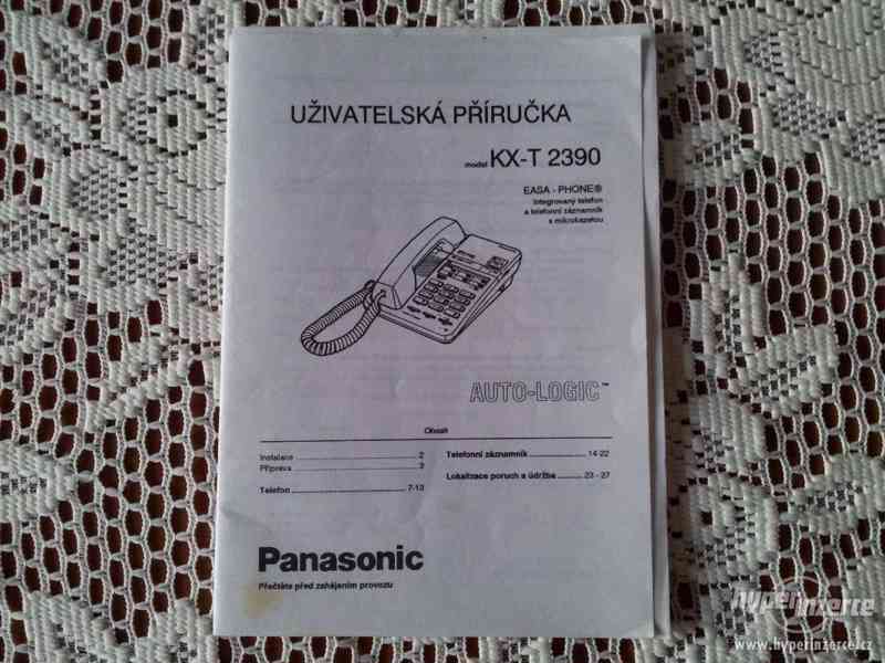 Prodám telefon se záznamníkem Panasonic KX-T 2390 - foto 2