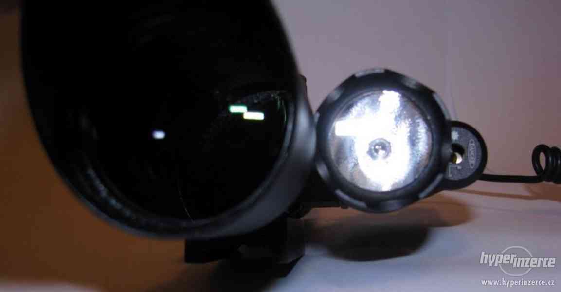 Puškohled krátký s laserem a baterkou  3-10x42 - foto 6