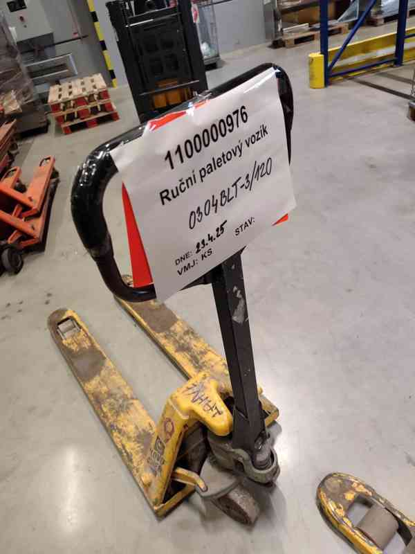 Paletové vozíky - použité - foto 7