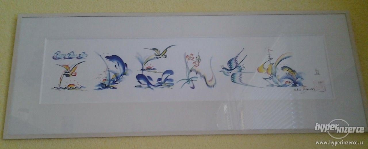 Ručně malovaný obraz - pasparta - foto 1