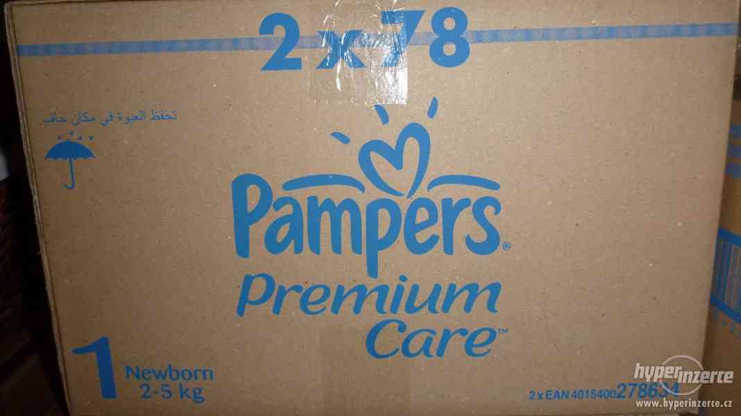 Pleny PAMPERS Premium Care vel. č.1 - měsíční balení, NOVÉ - foto 3