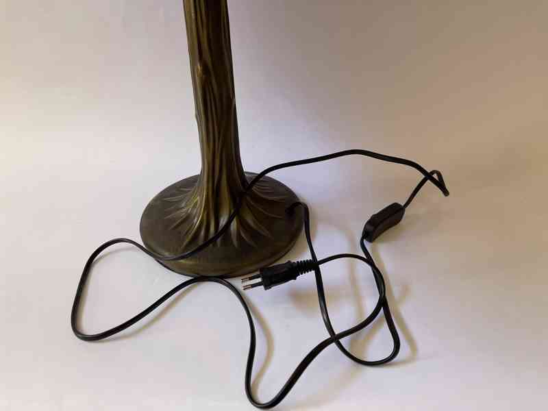 Vážky-luxusní velká stolní lampa Tiffany secesní styl - foto 4