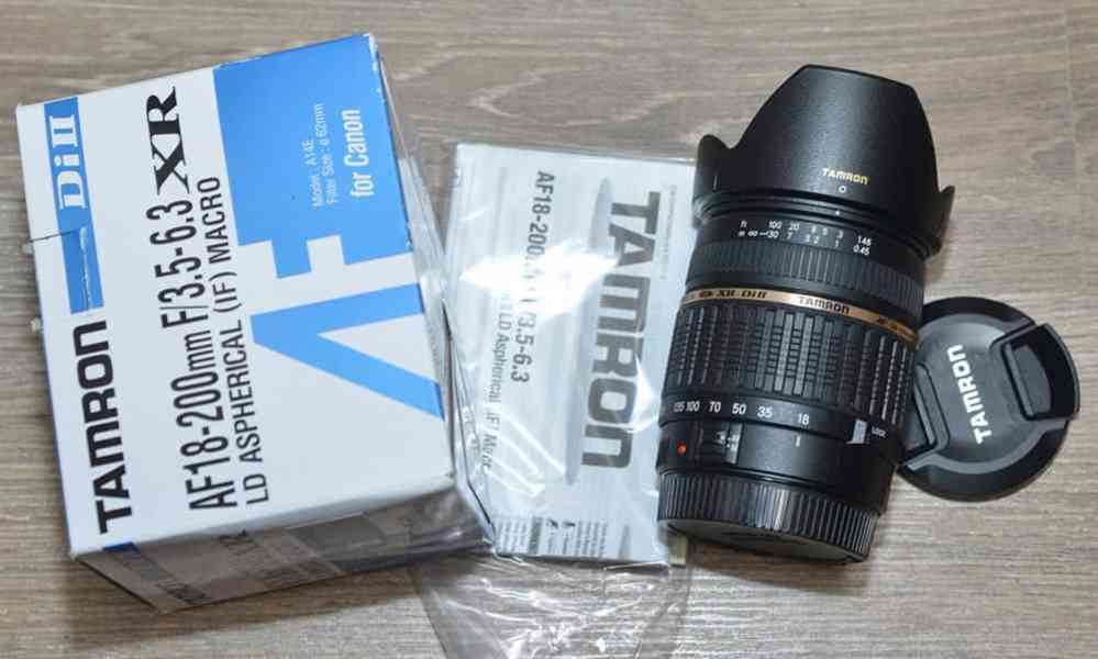 pro Canon -Tamron AF 18-200mm F/3,5-6,3 DiII XR LD - foto 3