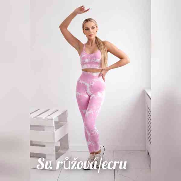 FITNESS SOUPRAVA TOP + PUSH UP LEGÍNY - foto 6