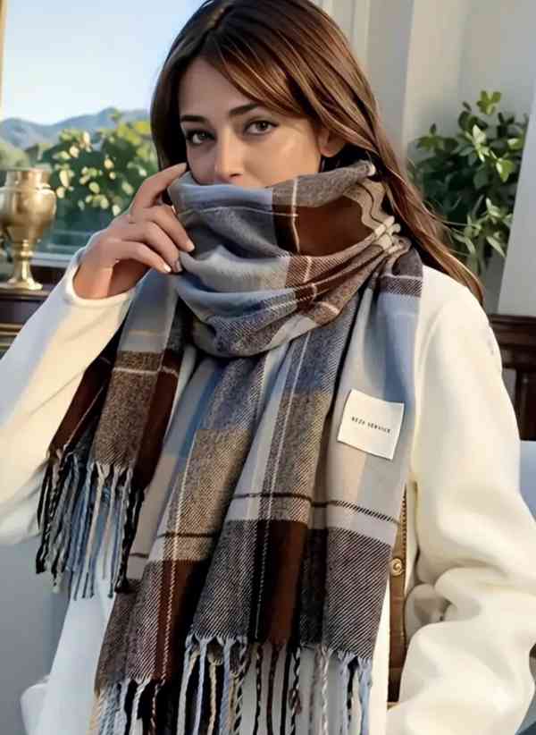 Dámské kašmírové šály  - foto 9