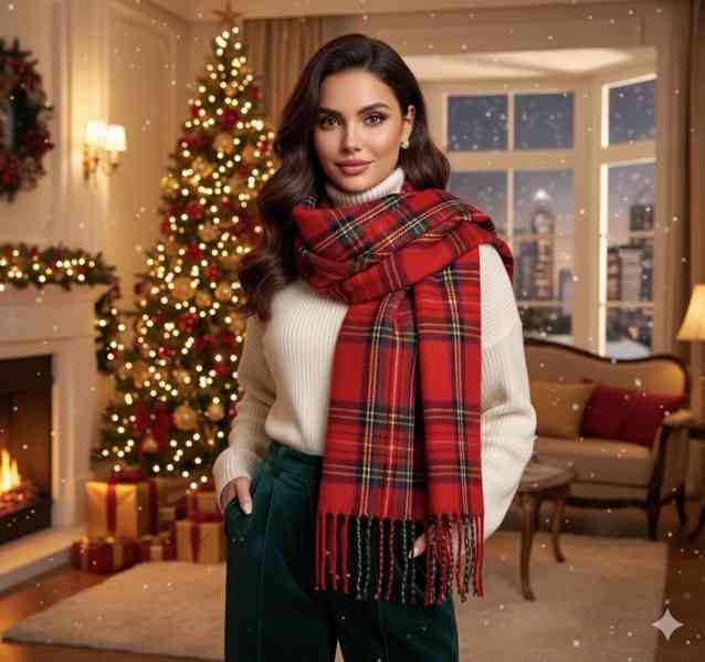 Dámské kašmírové šály  - foto 7