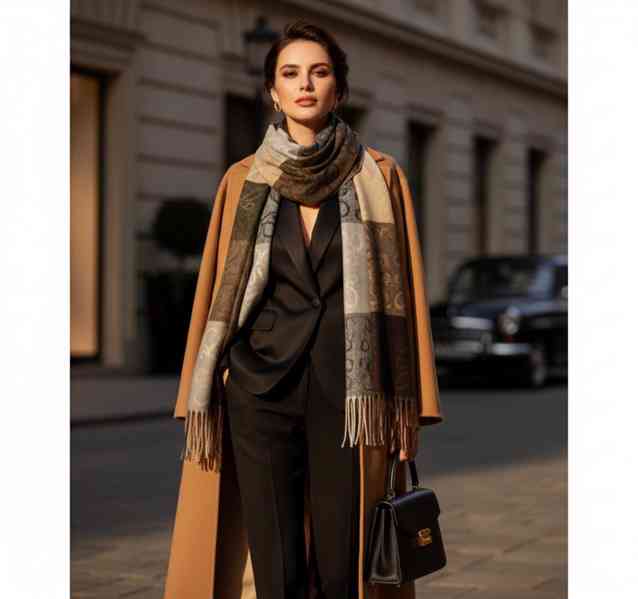 Dámské kašmírové šály  - foto 15