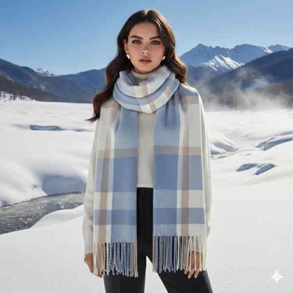 Dámské kašmírové šály  - foto 12