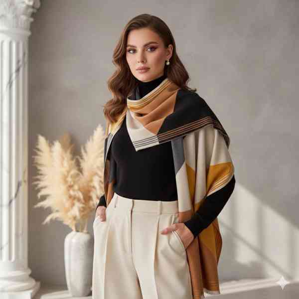 Dámské kašmírové šály  - foto 11