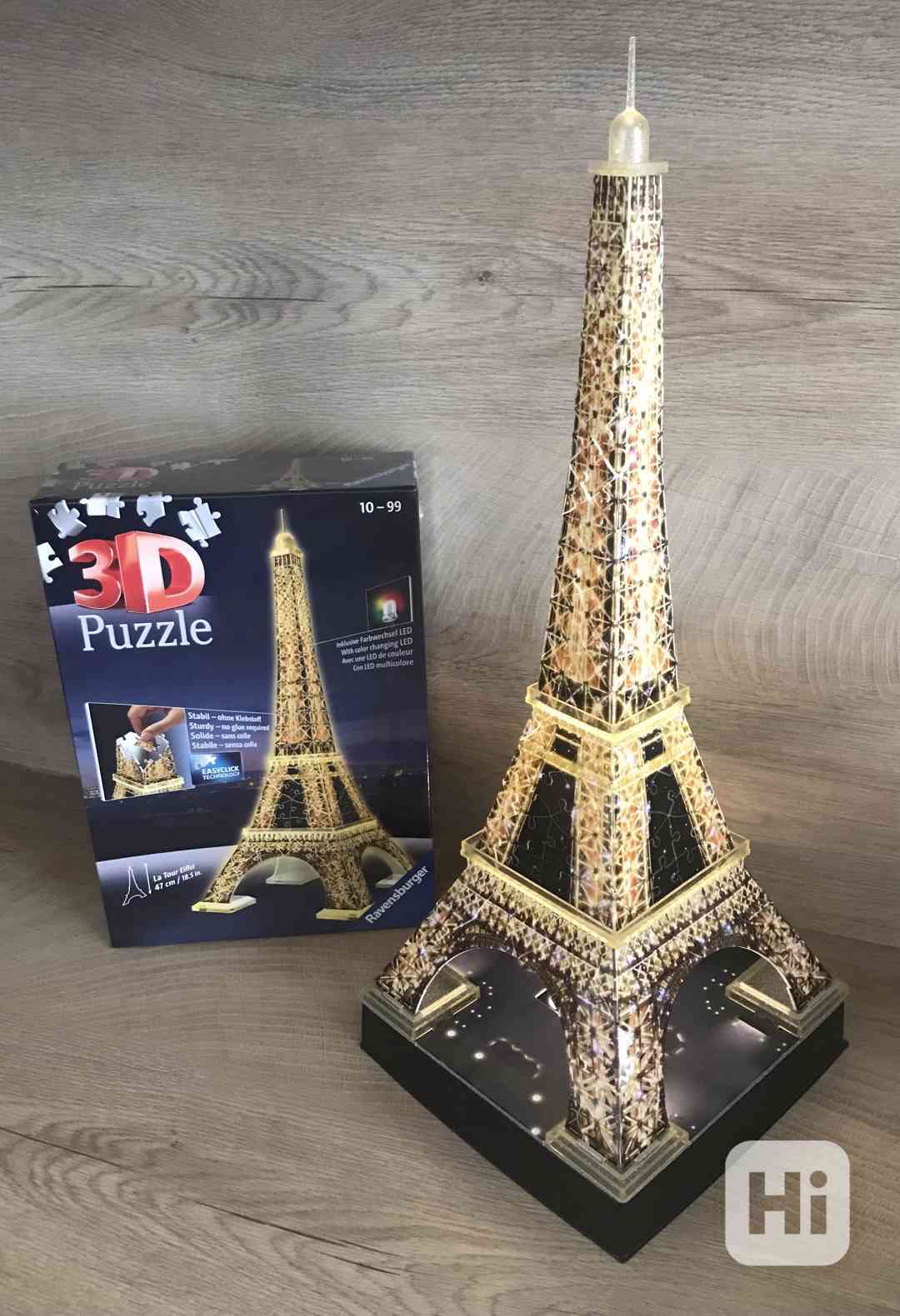 Ravensburger 3D puzzle svítící Eiffelova věž - foto 1