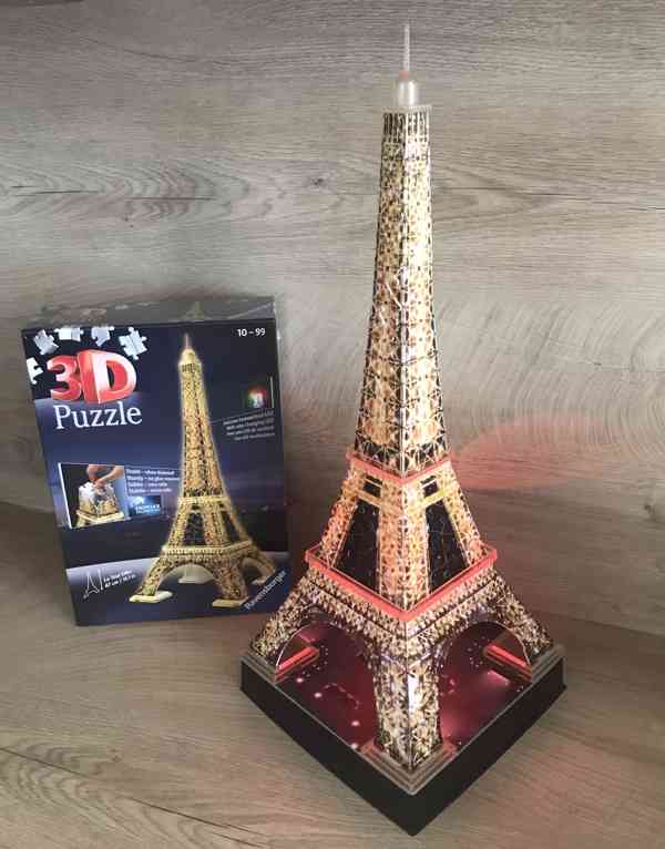 Ravensburger 3D puzzle svítící Eiffelova věž - foto 4