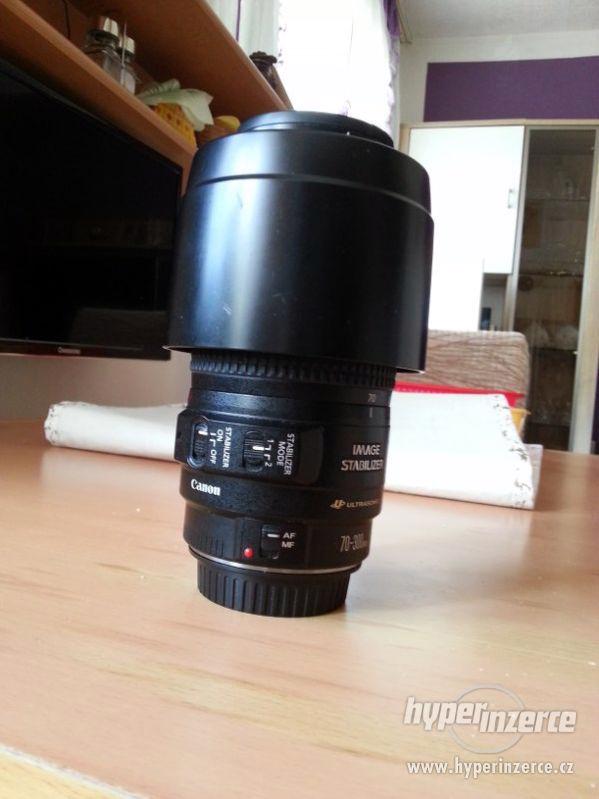 Prodám objektiv Canon 70-300 Ultrasonic - foto 4