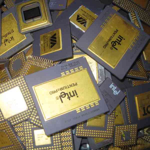 Ceramic CPU Gold Recovery Intel Processor Scrap 