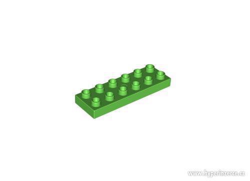 LEGO 44524 DUPLO podložka 2x6 zelená - foto 1