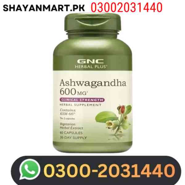 GNC Herbal Plus Ashwagandha Price In Kamoke=03002031440- - foto 1
