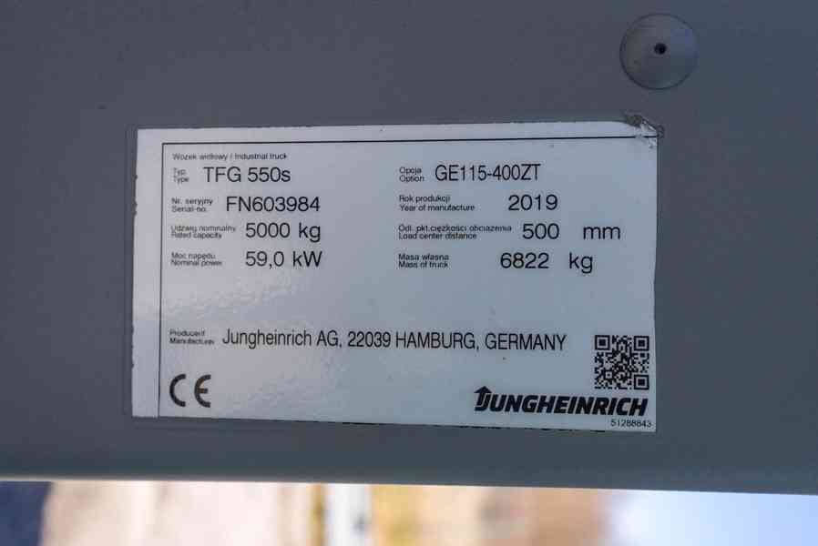 Vysokozdvižný vozík Jungheinrich TFG 550s - foto 8