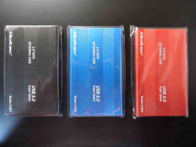 Hliníkové pouzdro na SSD / HDD 2.5'' SATA3 USB 3.0