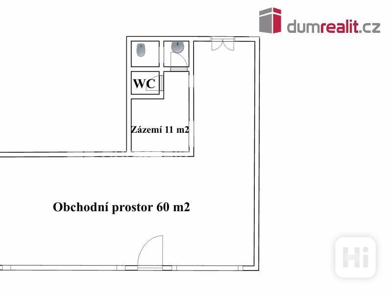 Obchodní prostory v centru města, (78 m2), Karlovy Vary, Západní ul. - foto 5