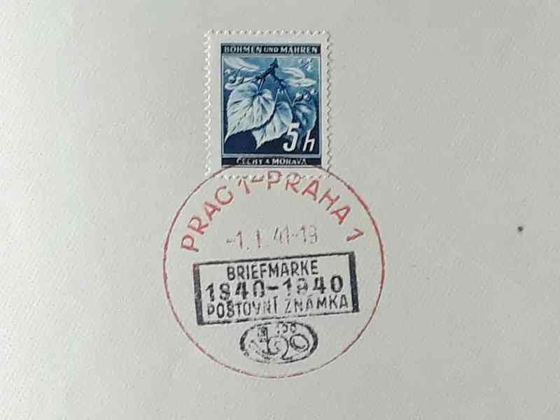  Výstava Poštovní známka 1941 - pamětní list