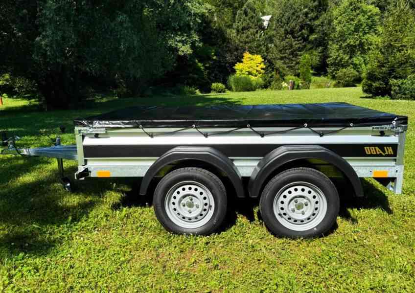 Přívěsný vozík 2,35m x 1,30, 2x náprava, DPH - foto 3