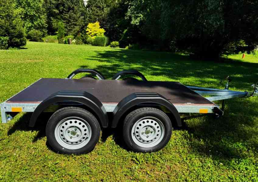 Přívěsný vozík 2,35m x 1,30, 2x náprava, DPH - foto 13