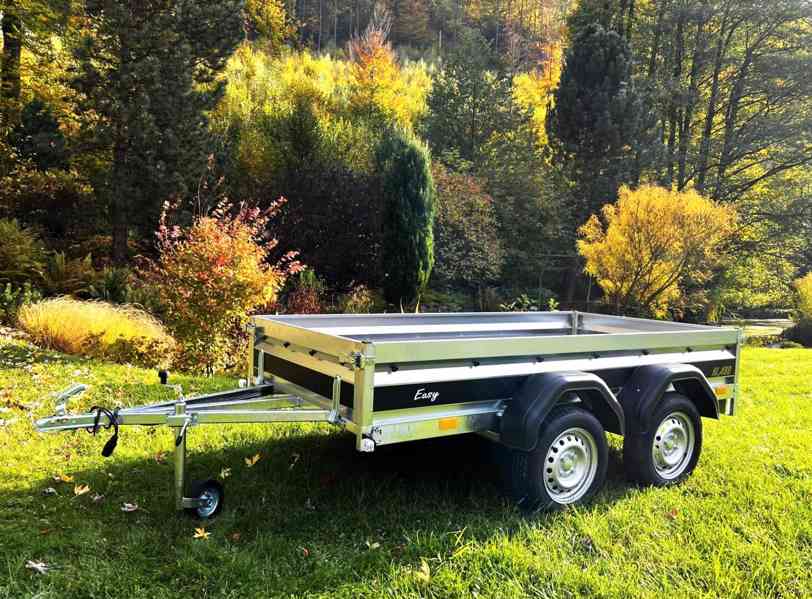 Přívěsný vozík 2,35m x 1,30, 2x náprava, DPH - foto 5