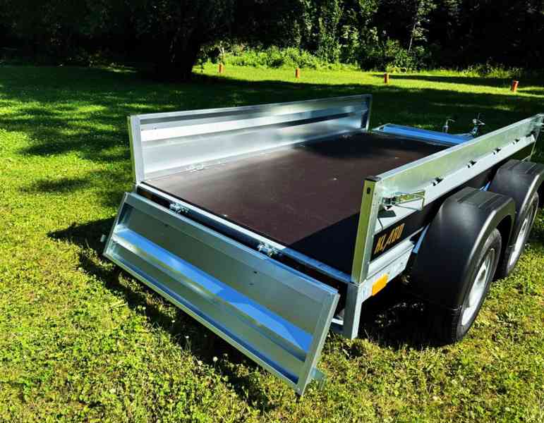 Přívěsný vozík 2,35m x 1,30, 2x náprava, DPH - foto 7